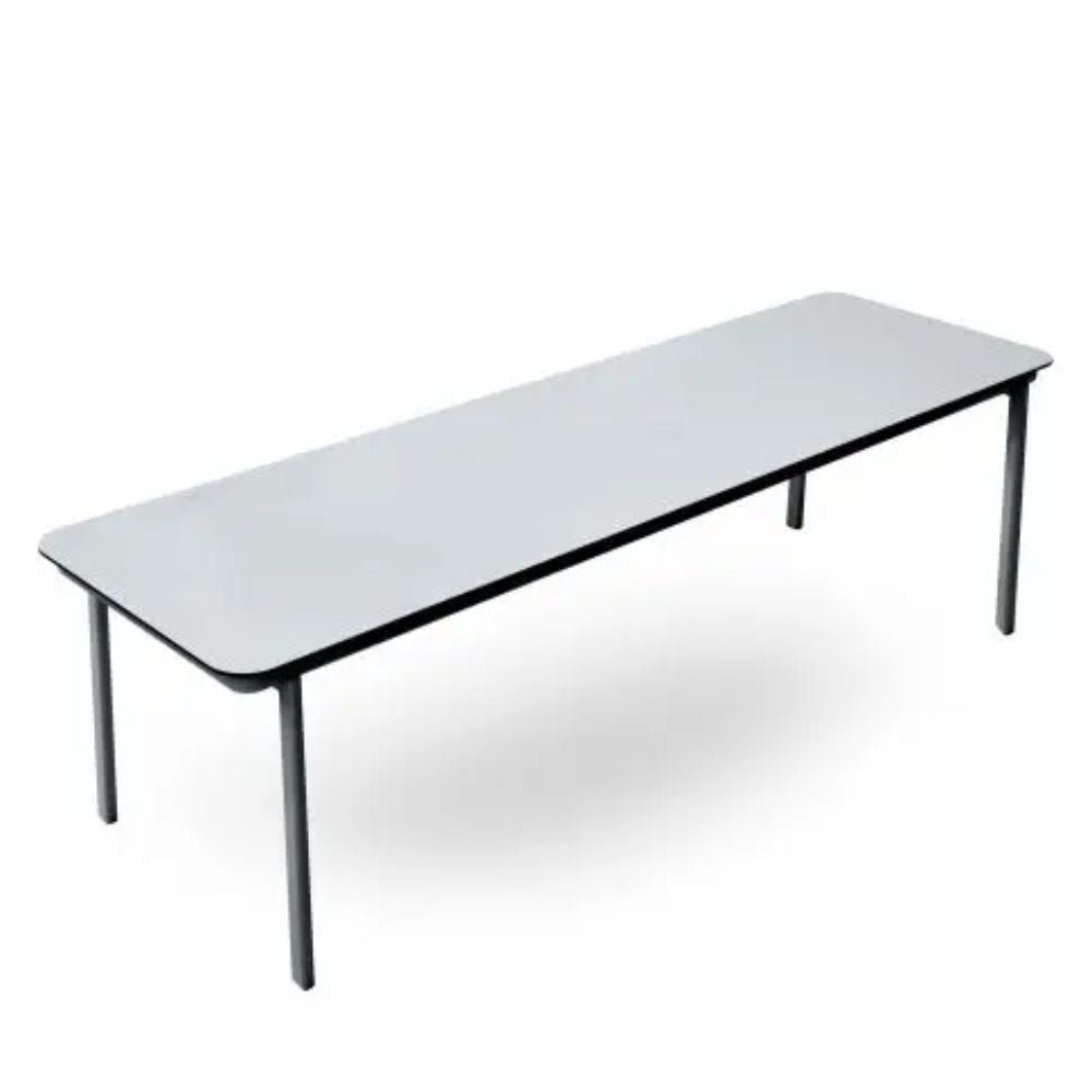 MESA RESOL ANTHEA DINING TABLE | Mesa de Comedor | 73 cm | Estructura Aluminio | Top Compacto | Gama Cromática | Exterior - 70277 - Resol - NOGAL BEAT - Mesas