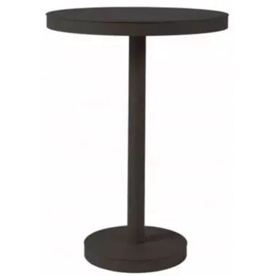 MESA RESOL BARCINO PIE CENTRA Ø60 HIGH | Estructura Aluminio | Pintado | Secado Horno | Interior + Exterior - 01433 - Resol - NOGAL BEAT - Mesas