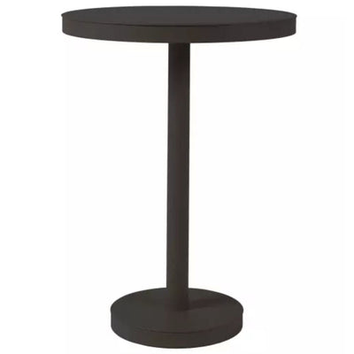 MESA RESOL BARCINO PIE CENTRAL Ø80 ROUND | Estructura Aluminio | Pintado | Secado Horno | Interior + Exterior - 01424 - Resol - NOGAL BEAT - Mesas