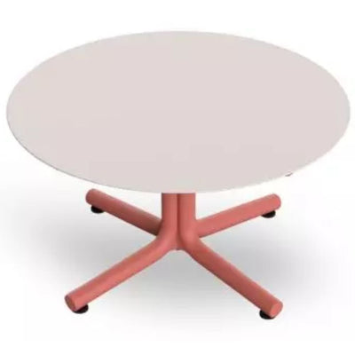 MESA RESOL BINI HPL LOUNGE | Mesa Ocasional | Tablero Compacto Fenólico | Pie Polipropileno | Fibra Vidrio | Protección UV | Interior + Exterior - 06078 - Resol - NOGAL BEAT - Mesas