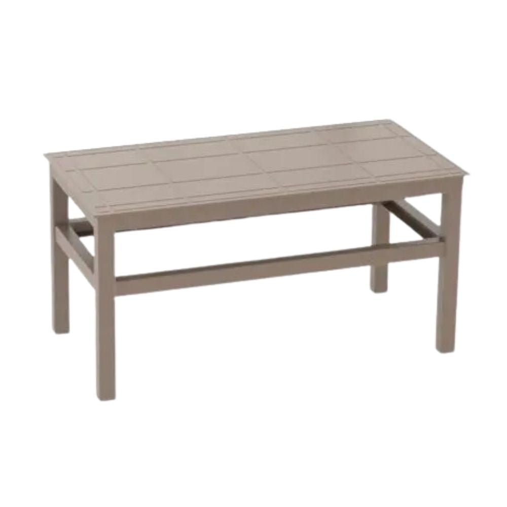 MESA RESOL CLICK - CLACK | Mesa de Centro para Sala de Estar | 45 cm | Inyección Fibra de Vidrio y PP | Protección UV | Interior + Exterior - 04422 - Resol - NOGAL BEAT - mesa