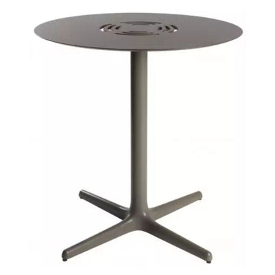 MESA RESOL TOLEDO AIRE Aire Ø70 Round | Mesa Ocasional | Estructura Aluminio | Pintado | Compacto Fenólico | Interior + Exterior - 04874 - Resol - NOGAL BEAT - Mesas