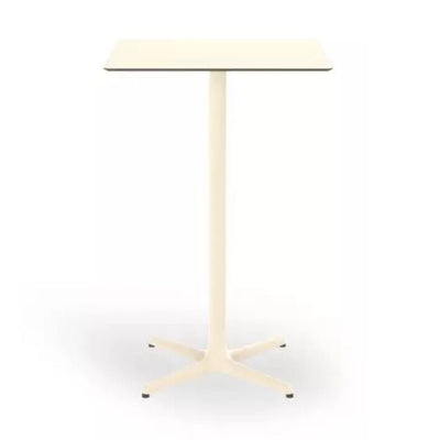 MESA RESOL TOLEDO ALTA 70 70x70 | Mesa Ocasional | Estructura Aluminio | Pintado | Compacto Fenólico | Interior + Exterior - 06145 - Resol - NOGAL BEAT - Mesas