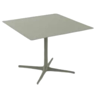 MESA RESOL TOLEDO XL 90/100 100x100 | Mesa Ocasional | Estructura Aluminio | Pintado | Compacto Fenólico | Interior + Exterior - 05878 - Resol - NOGAL BEAT - Mesas