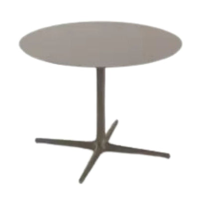 MESA RESOL TOLEDO XL 90/100 Ø100 | Mesa Ocasional | Estructura Aluminio | Pintado | Compacto Fenólico | Interior + Exterior - 05877 - Resol - NOGAL BEAT - Mesas