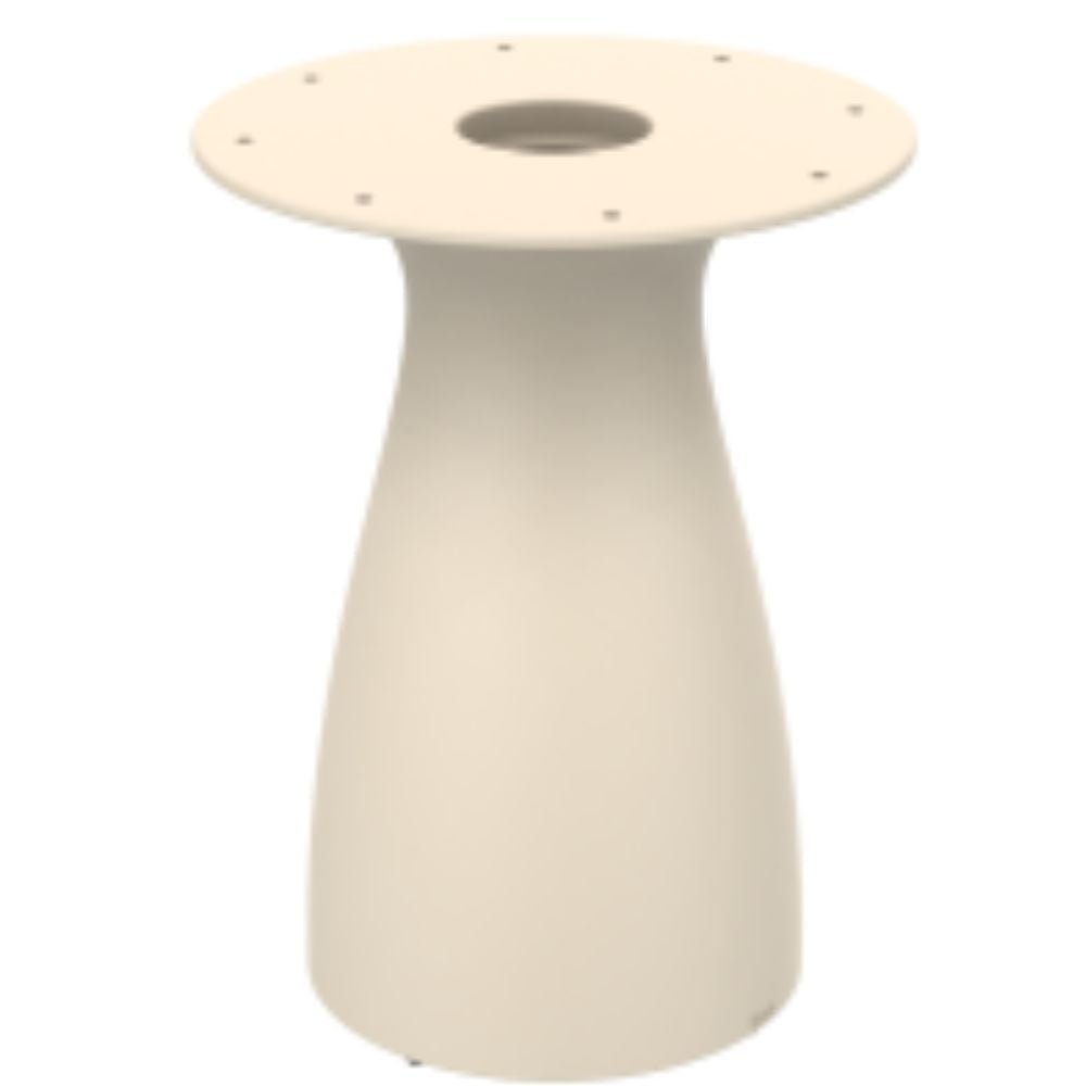 MESA Y CUBIERTA RESOL BAOBAB M 70 80 90 100 200x100 DIA HPL | Pie de Mesa Con Cubierta en MDPE Gama Premium | Tablero HPL | Protección UV | Fácil Montaje | Interior + Exterior - 06528 - Resol - NOGAL BEAT - Definir