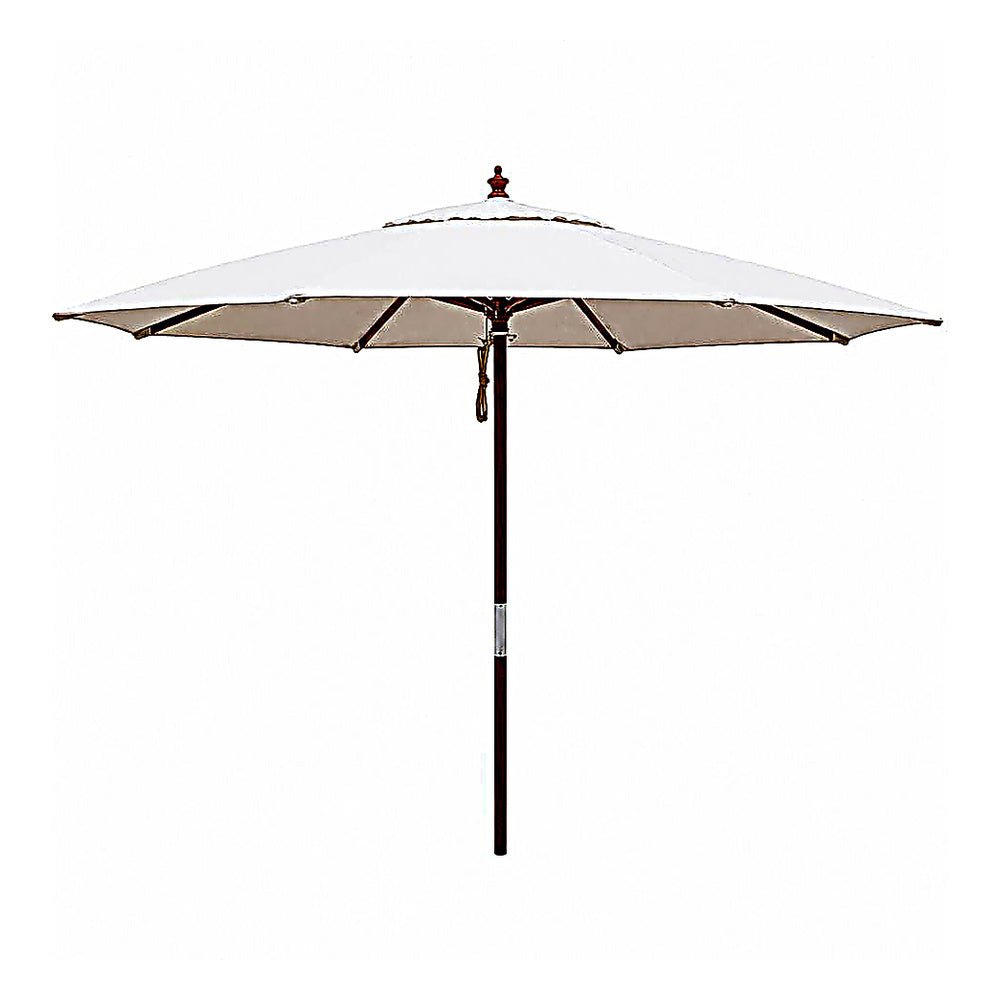 Parasol Comercial Para Terrazas - RESOL MADEIRA - Marfil - Madera Barnizada Ø3 - 06722 - Resol - NOGAL BEAT - Parasol