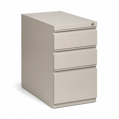 Pedestal Metálico para Oficina - GEBESA SYNERGY - Frente 41 cm - 3 Gavetas - GEA310 - GEBESA - NOGAL BEAT - Archivero