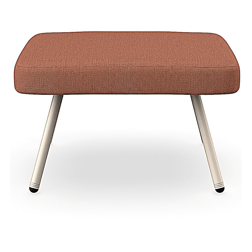 Pouf para Exterior - RESOL ANOU 4 PATAS - Varios Colores - Cojín Bliss Relleno de Espuma y Fibra Reciclada - 07071 - Resol - NOGAL BEAT - Taburete