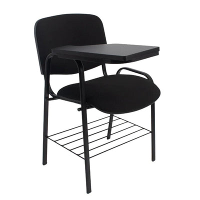 Pupitre para Aula de Capacitación - NOGAL BEAT ISO ESCOLAR - Asiento y Respaldo Tapizado - Iso escolar - MOBILIARIO EN MOVIMIENTO - NOGAL BEAT - Sillas de Capacitación