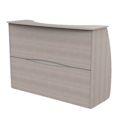 Recepción para Hospital - OFIK 672 - varios Colores - Cubierta en Melamina y Estructura en Acero - 672 - OFIK - NOGAL BEAT - Recepción