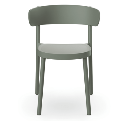 Silla Comercial para Cafetería Protección UV - RESOL CASINO - Varios Colores - Asiento y Respaldo en Polipropileno - 3958 - Resol - NOGAL BEAT - Sillas