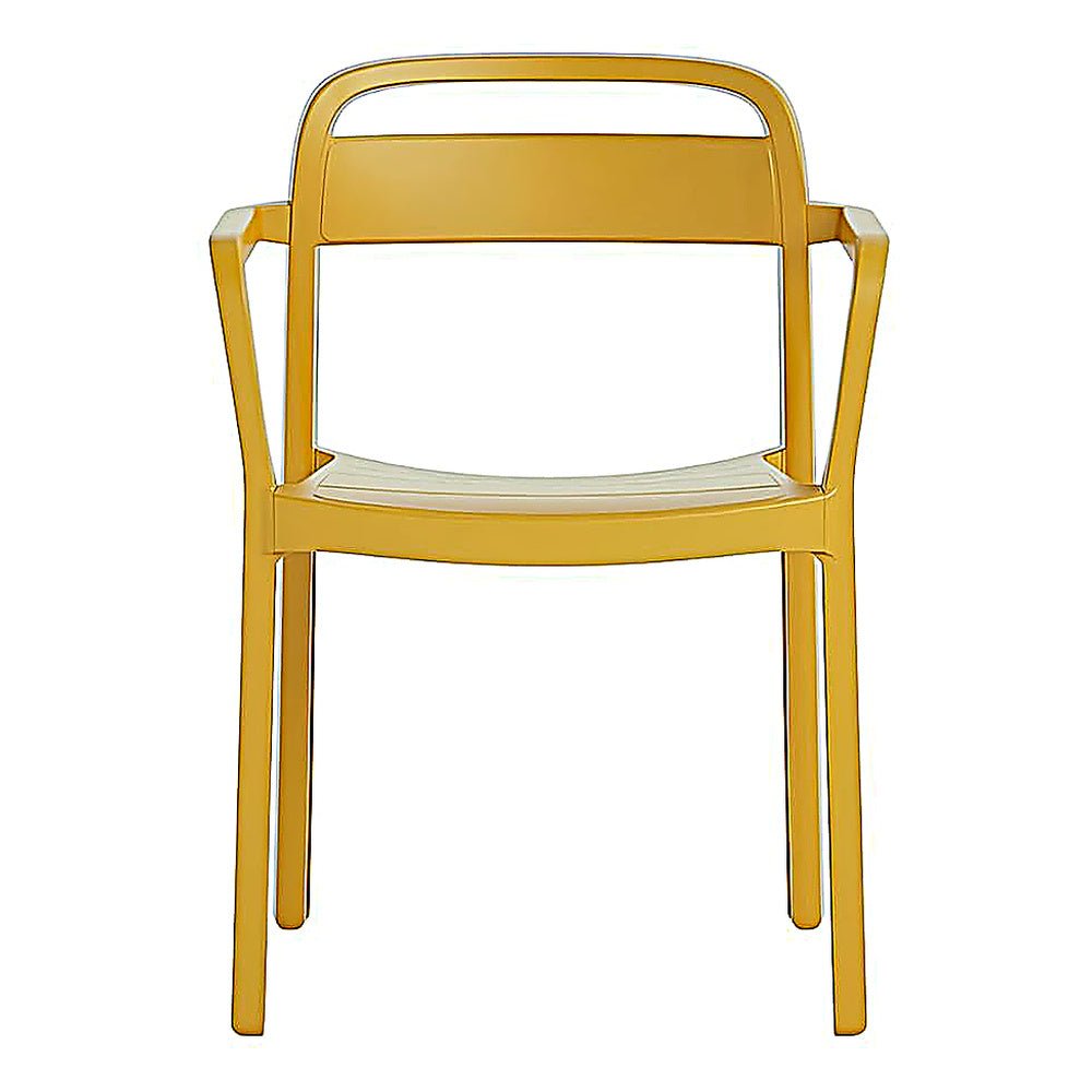 Silla Comercial Para Cafetería Reciclable - RESOL JUNE armchair - Varios Colores - Asiento y Respaldo en Polipropileno - 06856 - Resol - NOGAL BEAT - Silla Comercial Interior