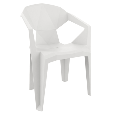 Silla Comercial para Cafetería y Comedor al Aire Libre Monobloc - RESOL DELTA - Varios Colores - Apilable con 4 Puntas y Protección UV - 03887 - Resol - NOGAL BEAT - Sillas