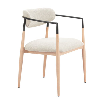 Silla Comercial para Desayunador - ZUO EQUINOX - Varios Colores - Asiento y Respaldo Tapizados en Tejido Texturizado - 110853 - Zuo - NOGAL BEAT - Silla Comercial Interior