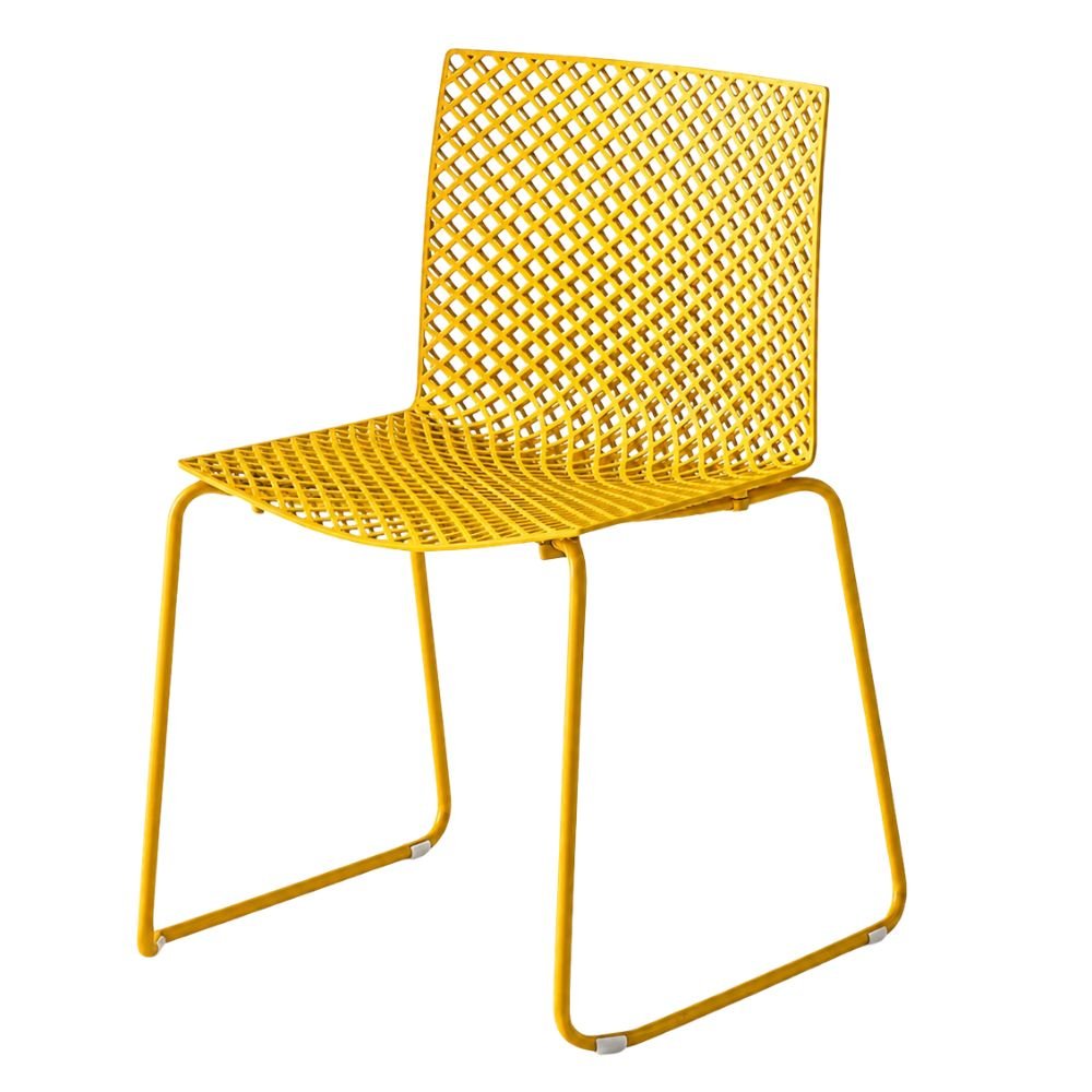 Silla Comercial Para Restaurante - LABENZE FULLER 155-20500 - Varios Colores - Patas Trineo - 155-20500 - Labenze - NOGAL BEAT - Silla Comercial Interior