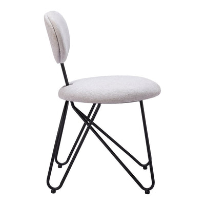 Silla Comercial para Restaurante - ZUO NOVI - Varios Colores - Asiento y Respaldo Tapizados - 110017 - Zuo - NOGAL BEAT - Silla Comercial Interior