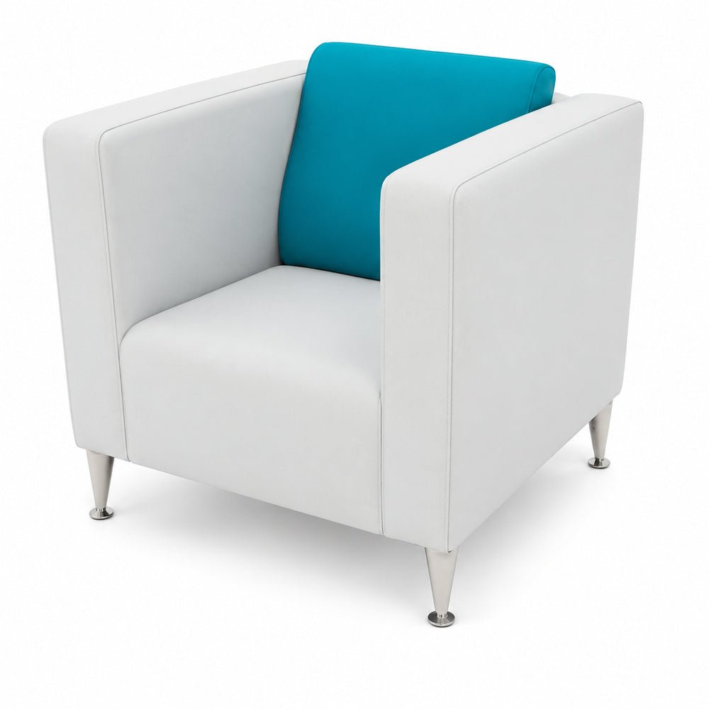 Silla con Brazos para Sala de Juntas Informal - GEBESA FOMCORE SOCIAL - Tapizado - GFCI050353632 - GEBESA - NOGAL BEAT - Silla Ocasional