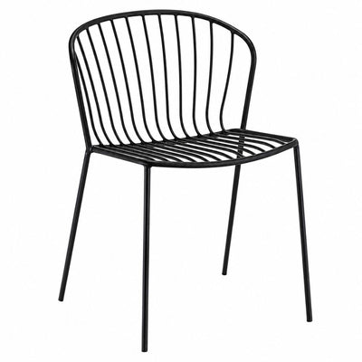 Silla de Áreas de Exterior y Terrazas - LABENZE AMITHA 155-22700 - Varios Colores - Estructura de Metal y 4 Patas Fijas - 155-22700 - Labenze - NOGAL BEAT - Silla de Terraza