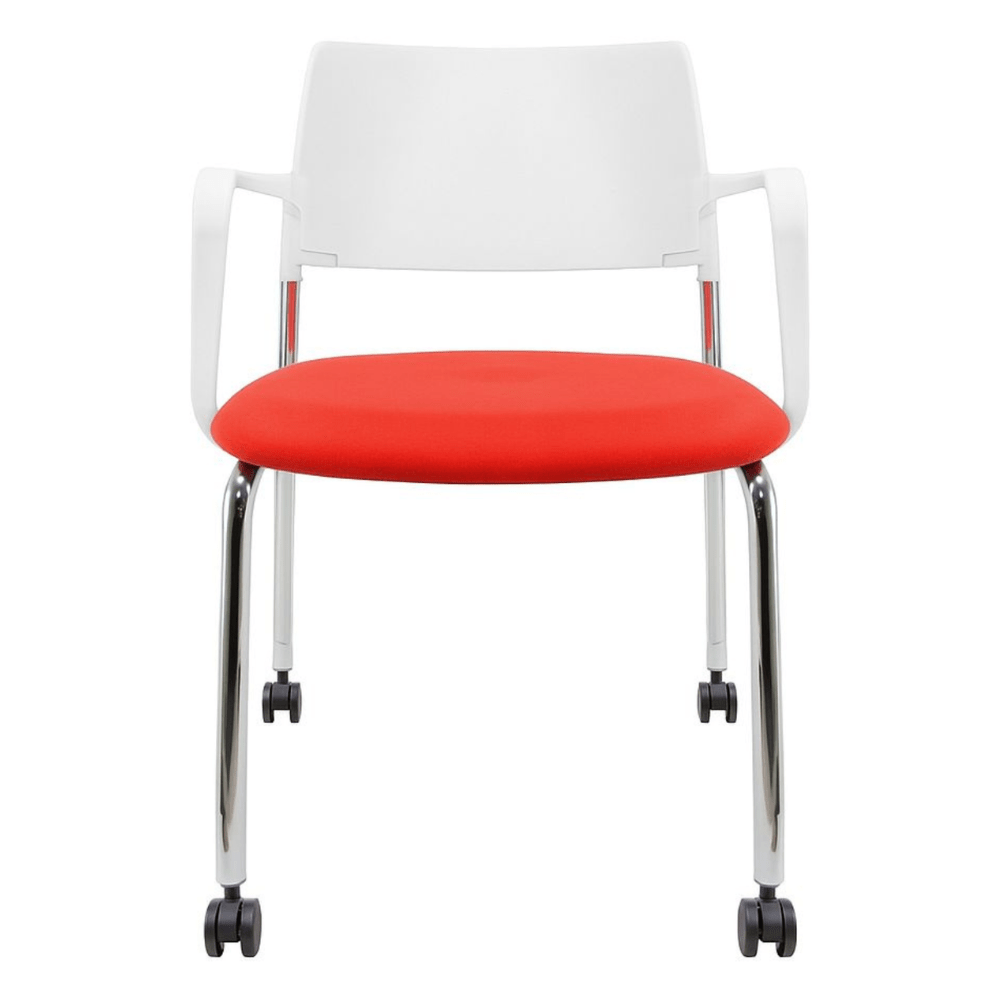 Silla De Capacitación Para Centros De Formación - GERSA E - 39541 - Varios Colores - Asiento Tapizado y Respaldo En Polipropileno - E-39541 - GERSA - NOGAL BEAT - Sillas de Capacitación