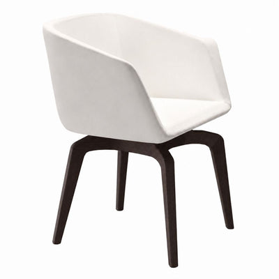 Silla de Oficina de Recepción - LABENZE MEG - Varios Colores - Tapizado con Respaldo y Descansabrazos - 155-10400-000 GRADO 0 - Labenze - NOGAL BEAT - Silla de Visita