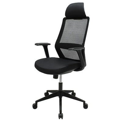 Silla de Oficina Directiva - KINGSTRONG RUAN 8323W SILL0904938 - Varios Colores - Respaldo en Malla y Asiento Tapizado - SILL0904938 - Mundo In - NOGAL BEAT - Silla Directiva