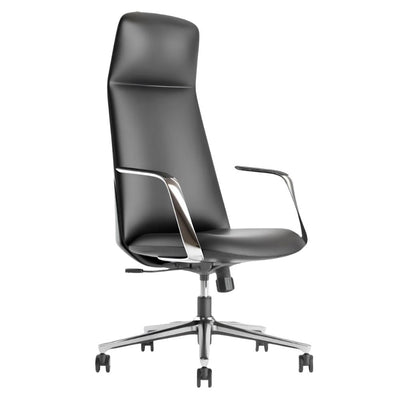 Silla de Oficina Directiva - NOGAL BEAT STELLAR - Asiento y Respaldo Tapizado - STELLAR - MOBILIARIO EN MOVIMIENTO - NOGAL BEAT - Sillas de Oficina