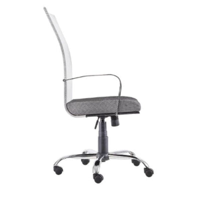Silla De Oficina Ejecutiva - ALBAR M - 150 C - Varios Colores - Respaldo En Malla y Asiento Tapizado - M - 150 C - ALBAR - NOGAL BEAT - Sillas de Oficina