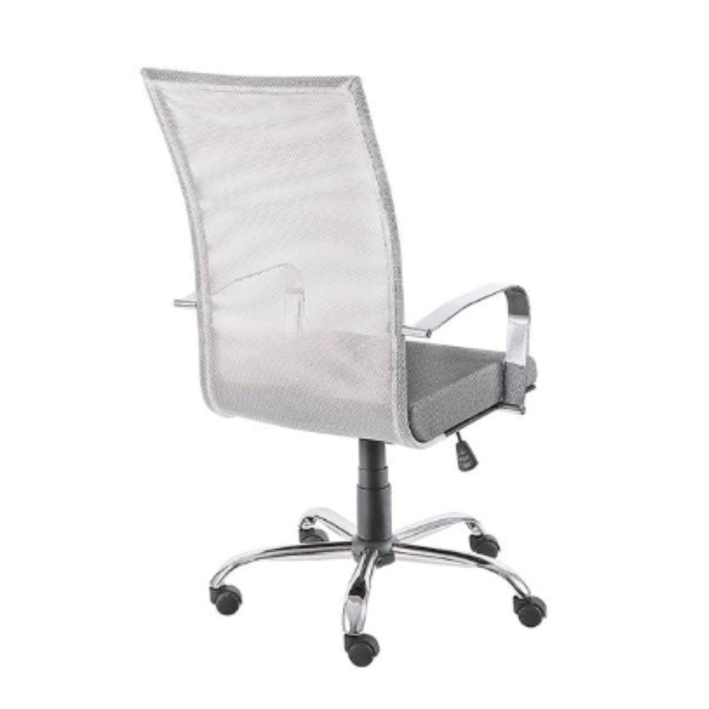 Silla De Oficina Ejecutiva - ALBAR M - 150 C - Varios Colores - Respaldo En Malla y Asiento Tapizado - M - 150 C - ALBAR - NOGAL BEAT - Sillas de Oficina