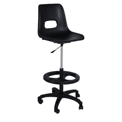 Silla De Oficina Kit Cajero - ALBAR PL - 19 A - Varios Colores - Asiento y Respaldo En Polipropileno - PL-19 A - ALBAR - NOGAL BEAT - Sillas de oficina