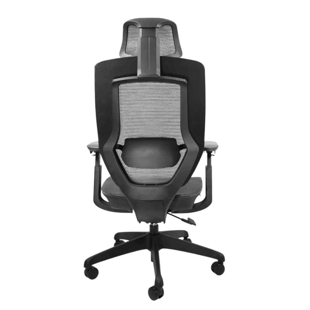 Silla de Oficina - MOBILIARIO EN MOVIMIENTO UCRANIA - Varios Colores - Respaldo en Malla y Asiento Tapizado - UCRANIA - MOBILIARIO EN MOVIMIENTO - NOGAL BEAT - Sillas de Oficina