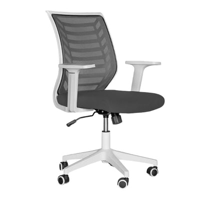 Silla De Oficina Operativa - ALBAR LK - 07B - Varios Colores - Respaldo En Malla y Asiento Tapizado - LK - 07B - ALBAR - NOGAL BEAT - Sillas de Oficina
