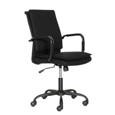 Silla De Oficina Secretarial Ergonómica - ALBAR GA - 005 - Varios Colores - Asiento Y Respaldo Tapizado - GA - 005 - ALBAR - NOGAL BEAT - Sillas de oficina