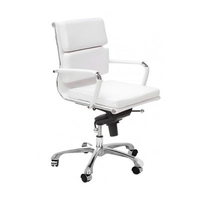 Silla de Oficina Secretarial - NOGAL BEAT MADRID - Varios Colores - Asiento y Respaldo Tapizados - MADRID RESPALDO BAJO - MDO - NOGAL BEAT - Silla Secretarial