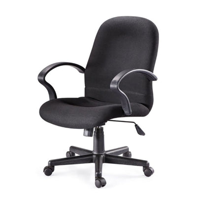 Silla de Oficina Secretarial - NOGAL BEAT NEW ADMIRAL BAJO - Asiento y Respaldo Tapizado - New Admiral Bajo - MOBILIARIO EN MOVIMIENTO - NOGAL BEAT - Sillas de Oficina