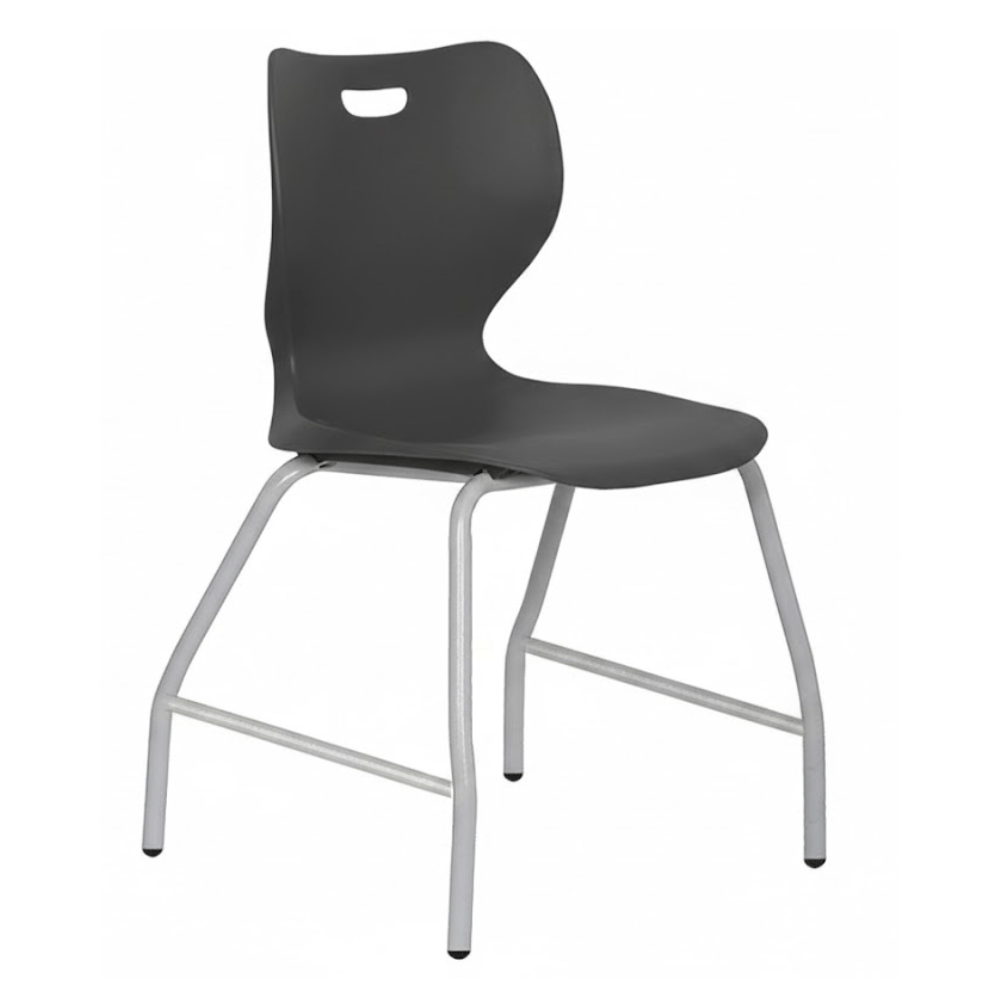 Silla De Oficina Visita - ALBAR AB - 100 - Varios Colores - Asiento y Respaldo En Polipropileno - AB-10 - ALBAR - NOGAL BEAT - Sillas de Oficina