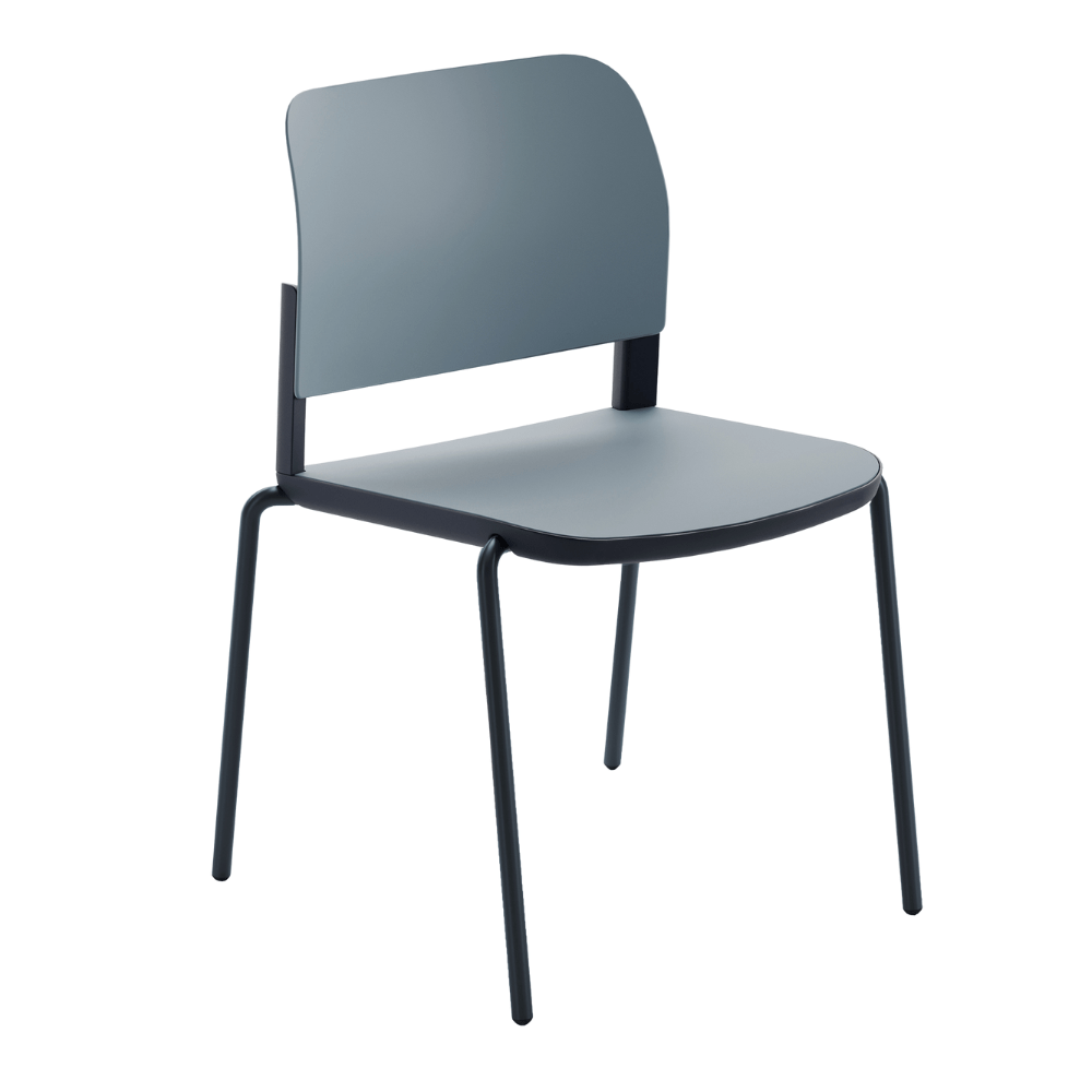 Silla de Oficina Visita Ergonómica - OFFIHO CIAO OHV - 11 - Varios Colores - Asiento y Respaldo en Polipropileno - OHV - 11 - OFFIHO - NOGAL BEAT - Sillas de Oficina