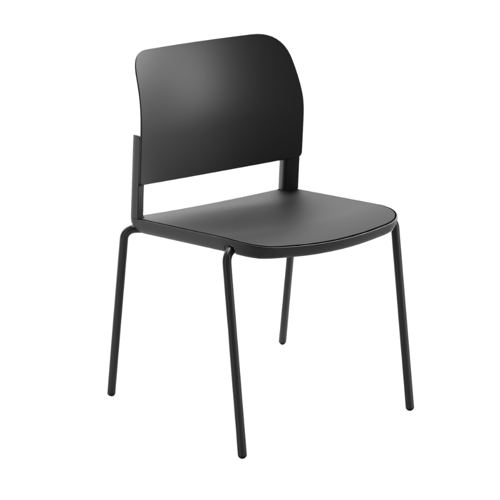 Silla de Oficina Visita Ergonómica - OFFIHO CIAO OHV - 11 - Varios Colores - Asiento y Respaldo en Polipropileno - OHV - 11 - OFFIHO - NOGAL BEAT - Sillas de Oficina
