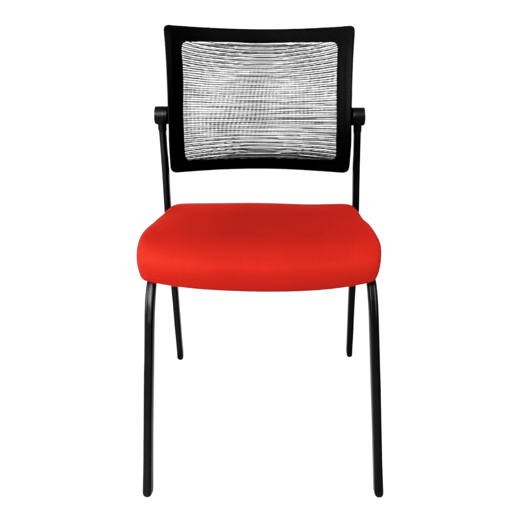 Silla De Oficina Visita - GERSA E - 50550 - Varios Colores - Respaldo En Malla y Asiento Tapizado - E-50550 - GERSA - NOGAL BEAT - Sillas de oficina
