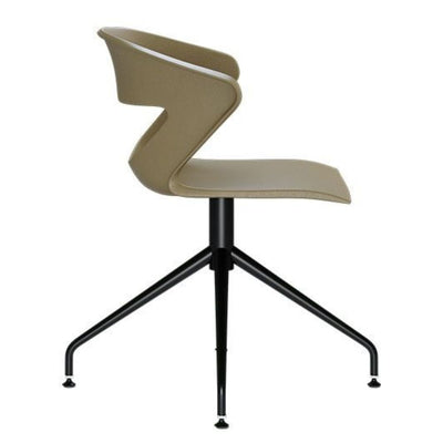 Silla De Oficina Visita Metal - TECHNO KICCA SPIDER - Varios Colores - Asiento y Respaldo sin Tapizado - KICCA SPIDER - NOGAL BEAT - NOGAL BEAT - Silla de oficina