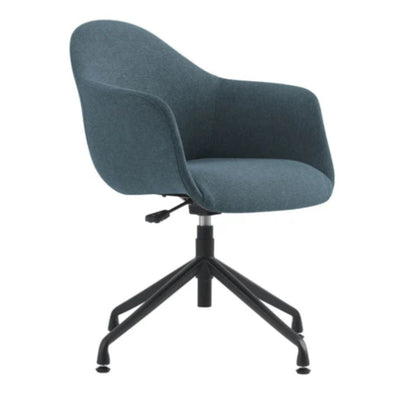 Silla de Oficina Visita - NOGAL BEAT ALESSIA BASE SPIDER - Varios Colores - Asiento y Respaldo Tapizado - ALESSIA BASE SPIDER - MOBILIARIO EN MOVIMIENTO - NOGAL BEAT - Silla de oficina