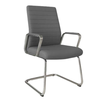 Silla de Oficina Visita - NOGAL BEAT MALLORCA - Asiento y Respaldo Tapizado - MALLORCA VISITA - MOBILIARIO EN MOVIMIENTO - NOGAL BEAT - Sillas de Oficina