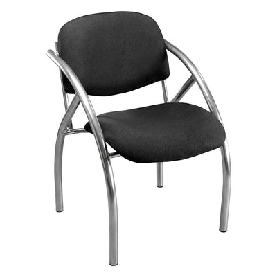 Silla de Visita para Oficina - GEBESA XIRIUS - Asiento Tapizado en Tela - GDX200PT01 - GEBESA - NOGAL BEAT - Silla de Visita