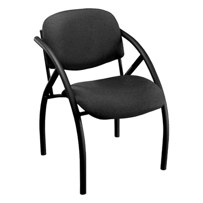 Silla de Visita para Sala de Espera - GEBESA XIRIUS - Asiento Tapizado en Tela - GDX200PT00 - GEBESA - NOGAL BEAT - Silla de Visita