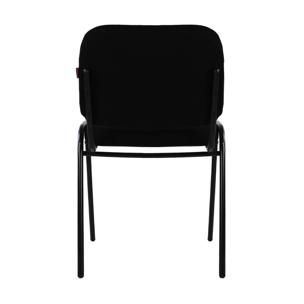 SILLA KINGSTRONG 104Z TELA SILL0540292 | Silla para Visita Oficina Sala de Espera | Base 4 Puntas Metal | Asiento y Respaldo Acojinado | Interior - SILL0540292 - Mundo In - NOGAL BEAT - Sillas