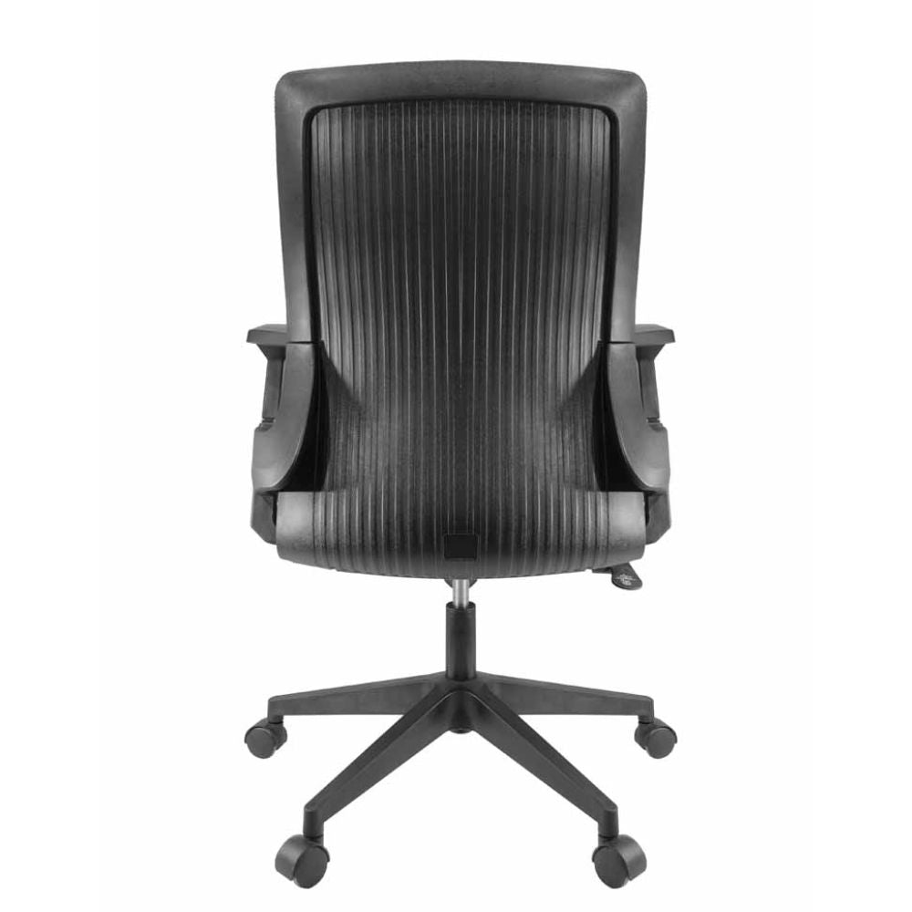 SILLA NOGAL BEA E-17652 | Silla Operativa | Asiento Hule Espuma | Respaldo Polipropileno | Descansabrazos | Base Nylon | Tapiz Tela | Interior - E-17652 - GERSA - NOGAL BEAT - Sillas para oficina