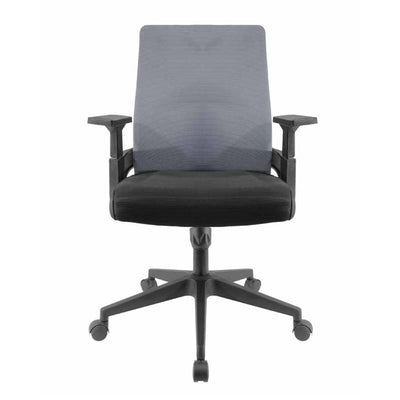 SILLA NOGAL BEA E-17652 | Silla Operativa | Asiento Hule Espuma | Respaldo Polipropileno | Descansabrazos | Base Nylon | Tapiz Tela | Interior - E-17652 - GERSA - NOGAL BEAT - Sillas para oficina