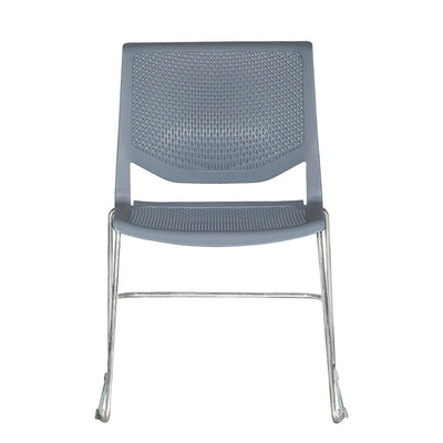 SILLA NOGAL BEAT ALBAR A - 630 | Respaldo Asiento Polipropileno | Protección UV | Estructura Cold Roll | Regatón Antiderrapante | Exterior - A - 630 - ALBAR - NOGAL BEAT - Sillas