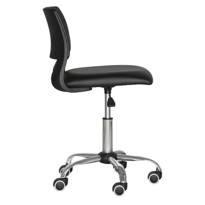 SILLA NOGAL BEAT ALBAR AD - 600 | Silla Secretarial | Respaldo Asiento Hule Espuma | Tapizado | Mecanismo Banco | Lámina | Base Cromada | Altura Ajustable | Interior - AD - 600 - ALBAR - NOGAL BEAT - Sillas de oficina