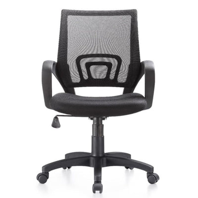 SILLA NOGAL BEAT BLACK JACK | Silla para Oficina | Base Nylon | Polipropileno Tapizado en Malla | Interior - BLACK JACK - MOBILIARIO EN MOVIMIENTO - NOGAL BEAT - Sillas